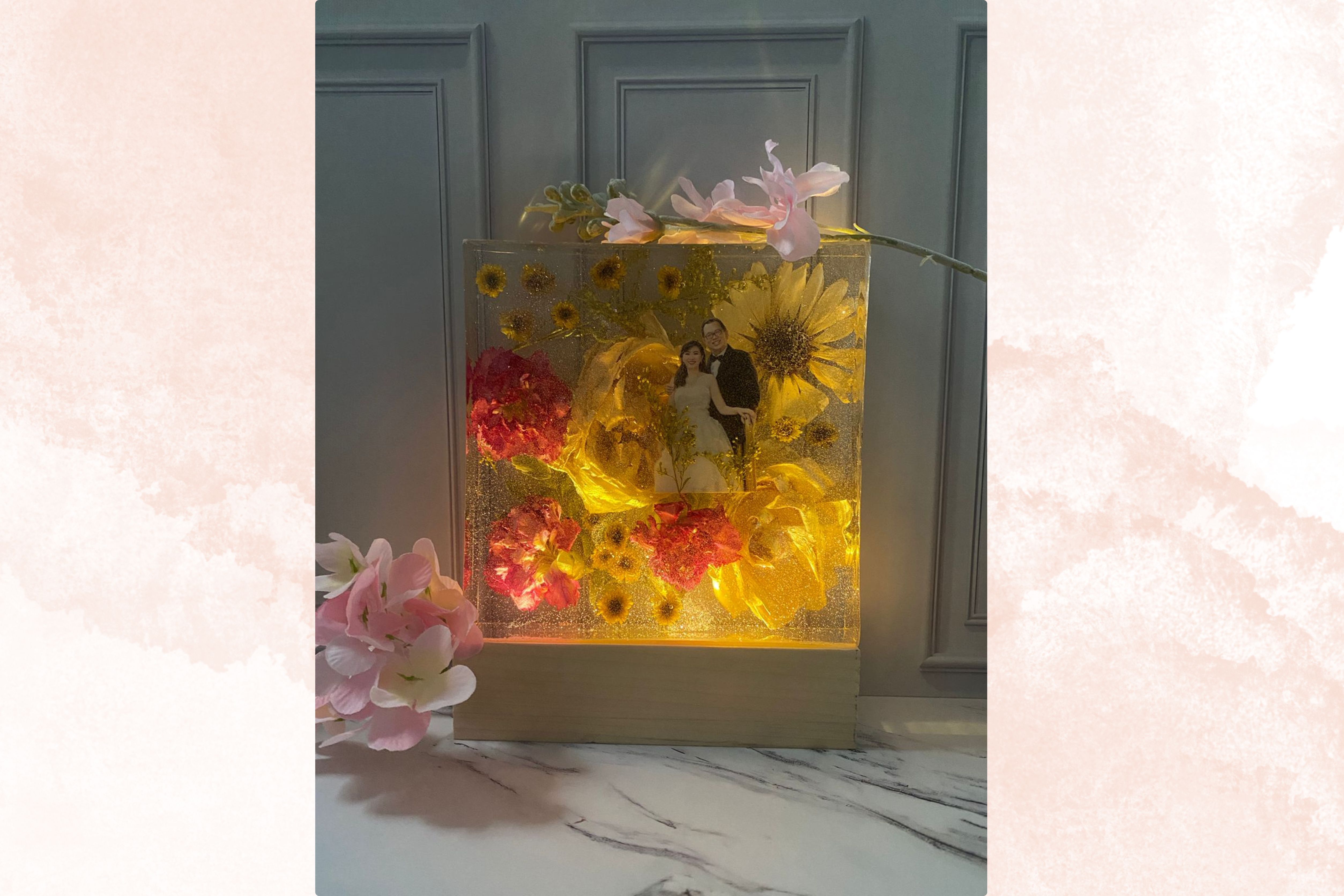 Preserved Resin Flower